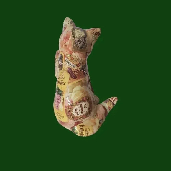 Linda Edgington design porcelain cat multicolor - Picture 3 of 9